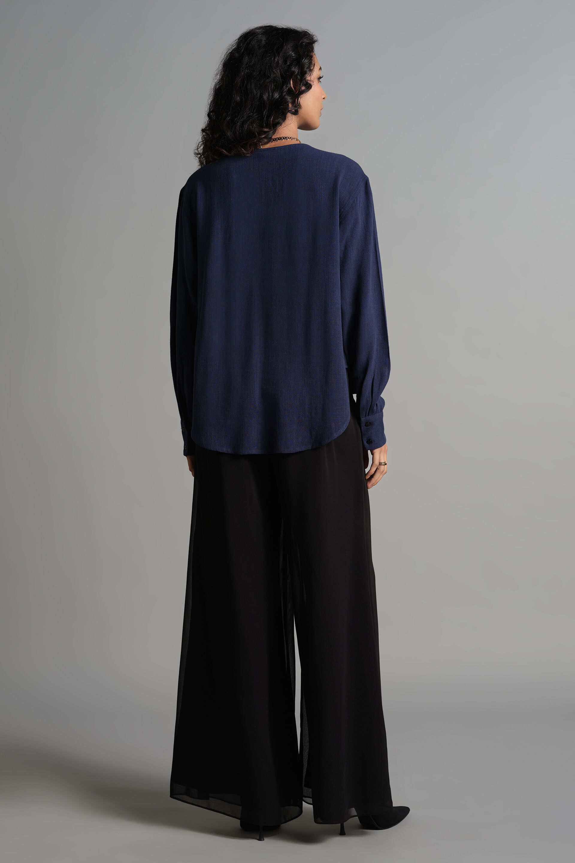 Navy Flow Top, Navy, image 3